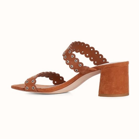 Paige Viera Grommet Suede Mules - Picture 3 of 4